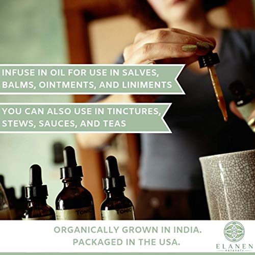 image for Elanen Naturals Organic Dried Ginger Root XL 32 oz. (2 lb. Bag), Ginge