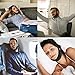 Anti Snoring Chin Strap - Effective Snore Chin Strap/Anti Snoring Devices for Men Women, Breathable & Comfortable Chin Strap for Sleeping (with Air Holes and Massage Magnets), Black