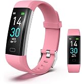BrilliantHouse Fitness Tracker with Blood Pressure Heart Rate Oxygen Monitor, Activity Sleep &amp; Temperature Smart Watch IP68 Waterproof Pedometer Step Counter for Kids Man Women S5