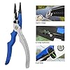 Booms-Fishing-X6-Aluminum-Fishing-Pliers-Resistant-Saltwater-for-Cutting-Braid-Line-and-Remove-Hooks-with-Coiled-Lanyard-and-Belt-Holder-Sheath