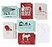 Sustainable Greetings Blank Note Cards with Envelopes - Assorted Animal Designs for Sending Holiday Wishes - 4 x 6 in, Pack of 144