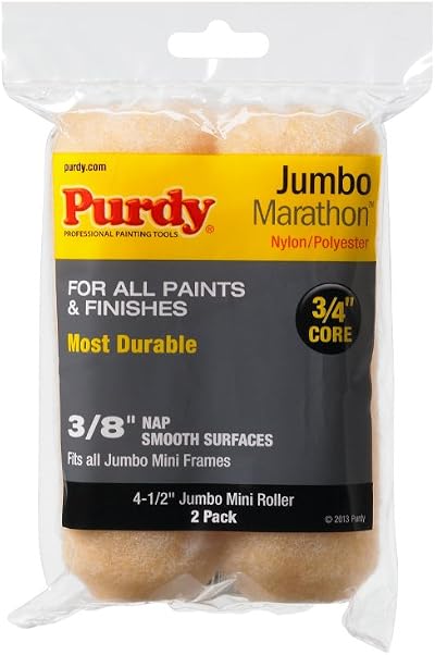 Purdy Marathon Mini Roller Cover 4.5 x 3/8 inch Versatile Paint Sleeve