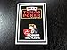 Modiano Italian Poker Game Playing Cards - Black Box Texas Poker - RED Deck - Jumbo 2 Index - Single Card Deck - 100% Plastic Made in Italy
