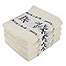 Adeeing 4-Pack Towels Bamboo Fiber 14x30inches Absorbent Smooth Soft Cotton Hand Towel Gym Towel Bath Towel Wash Cloths Washcloths,White