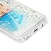 YOKIRIN Galaxy S8 Plus Case, Liquid Glitter Silicone Quicksand Case Floating Moving Bling Hearts Sparkly Print Clear Shockproof Protective Cover for Samsung Galaxy S8 Plus, Cat & Fish Love