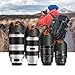 APEMAN 4 Pack Lens Pouch Set Lens Case for Canon Nikon Sony Panasonic Pentax Olympus Fuji Leica Sigma Tamron DSLR Camera Lens - Size: Small, Medium, Large and Extra Large