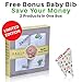 Unique MOM and I Design, Premium Muslin Swaddle Blankets (2 Pack), Natural, Extra Soft, Large 47X47, Boys & Girls, Include Baby Bib, Infant to Toddler, Baby Shower Gift Set