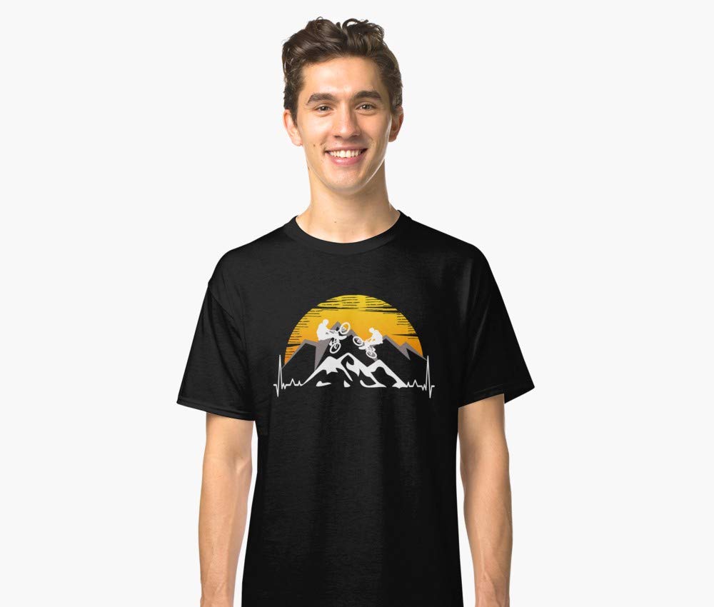 Downhill Mtb Mountain Biking Classic T Shirt Zilem