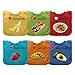 green sprouts Pull-Over Food Bib | Convenient stay-put protection | Absorbent cotton, Wide-coverage, Machine washable