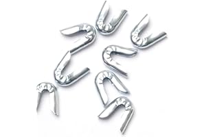 ITEM4EVER 24 pcs Tips Covers end Cap for Spiral Boning Metal Bone Size 3/16" to 1/4"