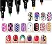 16 Colors Set Nail Art Pen for 3D Nail Art DIY Decoration Nail Polish Pen Set 3D Design Nail Beauty