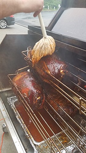 Smoke Daddy Inc. 4ft Length Spit Roaster Rotisserie Style Baskets for Up to 1" Spits