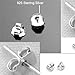 Neoglory Jewelry 925 Sterling Silver Round Cubic Zirconia Stud Earrings Women Gift