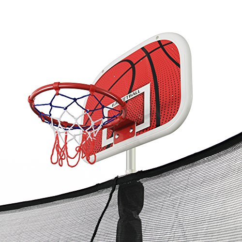 Lejump Trampoline Basketball Hoop Set with Inflation Pump & Basketball Ball - Thumbnail 3