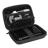 Procase Portable Hard Drive Case for Canvio Basics Western Digital WD Elements My Passport Seagate Portable Backup Plus Slim 1TB 2TB 3TB 4TB USB 3.0, 2.5" Portable External Hard Drive Case -Black