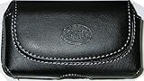 Leather Case Holster Cover Side Pouch with Belt Clip for - Sprint Kyocera DuraXT E4277 - Straight Talk LG Optimus Logic - TracFone LG 840g LG840g - ATT Samsung Rugby III 3 SGH-A997 - BCB Brand