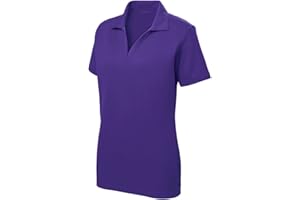 Joe's USA Women's Dri-Equip Short Sleeve Racer Mesh Polo Shirts in Size XS-4XL