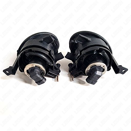 LEDIN Fog Lights for 2010-2014 Golf MK6 Jetta (OE Style Clear Lens with Switch, Wires, Bulbs, Bezels) - Thumbnail 6
