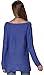 Sarin Mathews Womens Casual Hollow Knit Vneck Blouse Pullover Loose Tops Sweater