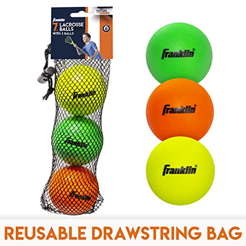 Franklin Sports Lacrosse Balls Soft Rubber Lacrosse Balls for Kids