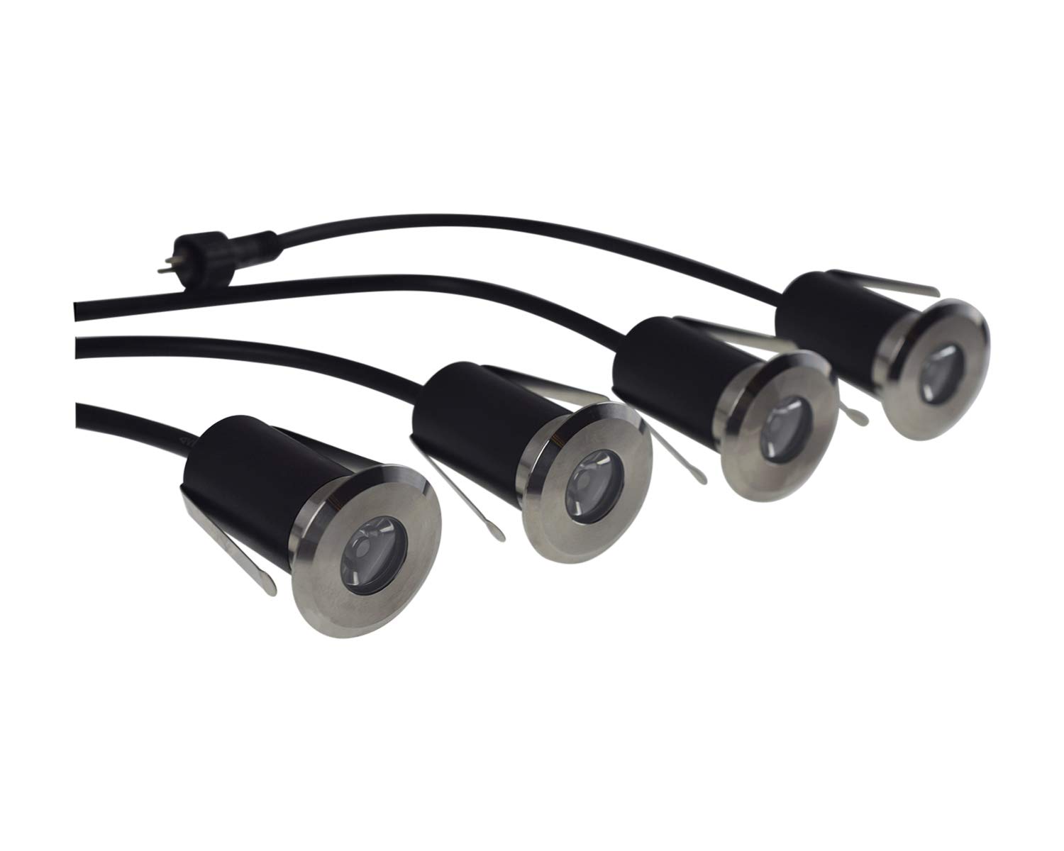 ellumiere Deck Lighting - Electric Garden Lights - Plug n Play System - Set of 4