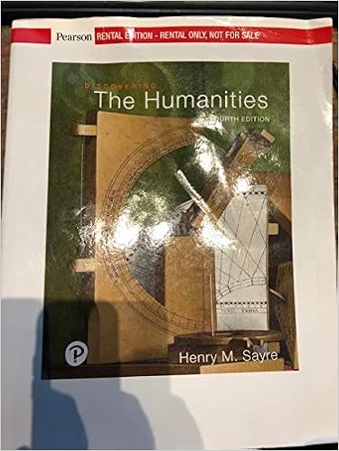 Discovering The Humanities Rental Edition 9780135198377 Sayre Henry M Books  Discovering The Humanities Rental Edition 9780135198377 Sayre Henry M Books