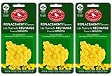 Perky-Pet 202FB 9 Piece Yellow Hummingbird Feeder Replacement Flowers (Pack of 3)