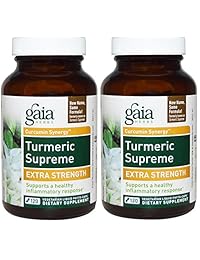 Gaia Herbs Turmeric Supreme Extra Strength 120 ct (Pack de 2)