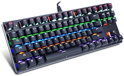 YINGKEER Y70 Mechanical Gaming Keyboard with 87 Keys(Black)