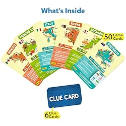 Skillmatics Card Game - Guess in 10 Countries of