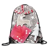 Christmas Ornaments Drawstring Bag for Girls Print