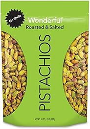Pistachios, No Shells, Roasted & Sa