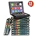 ArtCreativity Mini Art Sets for Kids- Pack of 12-23-Piece Kits with Watercolors, Crayons, Paint Brush & More- Fun Art Supplies, Paint Party Favors for Girls and Boys, Goody Bag Fillers, Carnival Prize