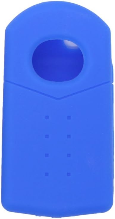 BROVACS Silicone Cover Protector Case Holder Skin Jacket Compatible with MAZDA 3 Button Flip Remote Key Fob CV9530 Deep Blue - Image 3