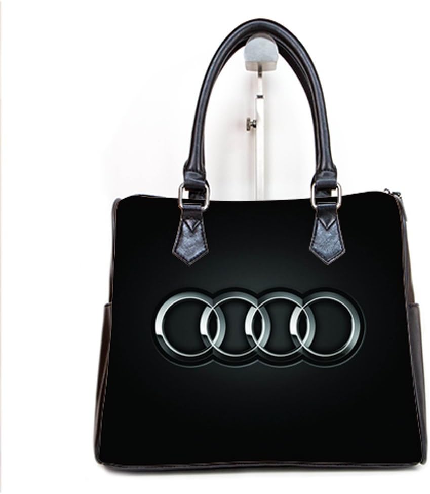 LaHuo Famous Luxury Car Brand Audi Women Barrel Type Handbag Lady Fashion Tote Top Handle(Twin Sides)