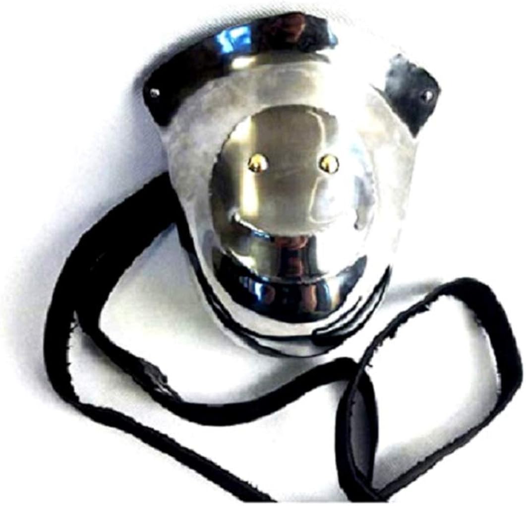 Medieval Codpiece Knight's Men Groin Protection Cup with Smile Face for
