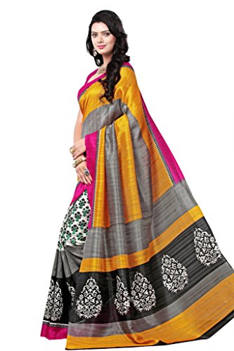 Ethnicfashionista Multicoloured Bhagalpuri Designer saree,syuvef00136 - Image 3