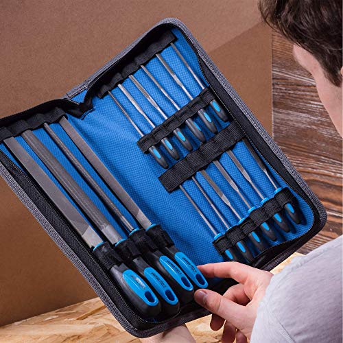 4-Piece Steel File Set & File Tool Kit – High Carbon Metal