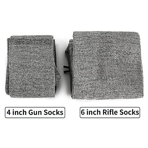 GUGULUZA ExtraThick Gun Socks for Rifles with Scope, 5Pack 47" x 6