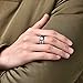 King Will 8mm Silver Tungsten Carbide Ring for Men Wedding Band Matte Brushed Polish Finish