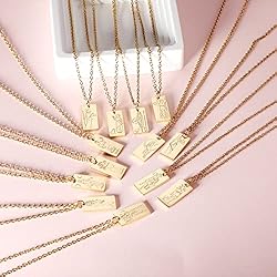 Susook Goddess Necklace for Women 18K Gold Plated