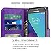 For Samsung Galaxy J7 V / J7 2017 / J7 Prime / J7 Perx / J7 Sky Pro / Galaxy Halo Case, LK Luxury PU Leather Wallet Flip Protective Case Cover with Card Slots and Stand (Purple)