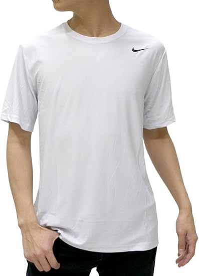 Amazon Nike ナイキ Tシャツ ワンポイント ロゴ ドライフィット 半袖 メンズ ホワイト Xl Tシャツ カットソー 通販