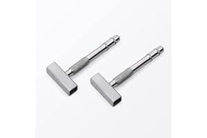 V COOL LIVAT 2 Pcs Silver Diamond Grinding Wheel Dresser Stone Bench Grinder Dressing Tool for Grinding Deburring Wheels Truing Grinding Durable Quality with Smart Details Design Flat Diamond Coated Surface