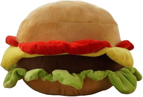 Amazon Co Jp おいしいハンバーガーぬいぐるみおかしい食べ物ソファ寝室ボルスターぬいぐるみおもちゃ ホーム キッチン