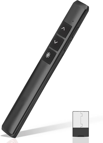 Usb Présentation Sans Fil Télécommande De Présentation Powerpoint 24ghz Avec Pointeur Laser Für Ppt Keynote Prezi Openoffice Windows Mac Os