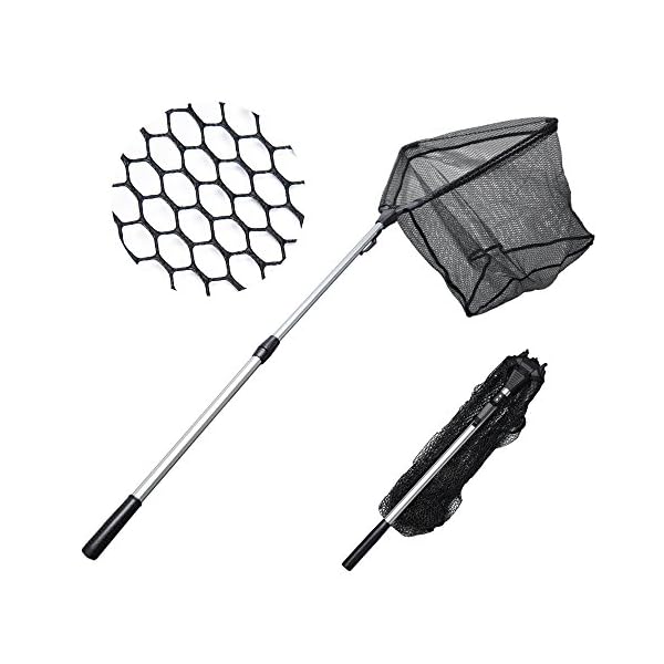 MadBite-Fishing-Net-Safe-Catch-Release-Fish-Landing-Net-Foldable-Telescoping–Durable-Strong-Yet-Light-Weight
