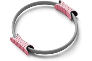 YOTTOY Pilates Ring,15 Inch Magic Circle Ring for Women Thighs,Core and Arms,Exercise Ring Pilates Equipment for Home Workout & Yoga Equipment