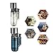 Larruping Jet Torch Lighter Windproof Turbo Triple Flame Gas Butane Refillable Torch Lighter with Butane Window Gadgets for Men