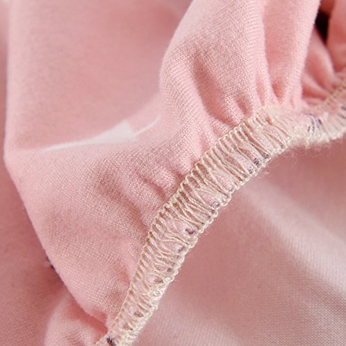 Stretchy Changing Pad Covers-BROLEX 2 Pack Jersey Knit Change Pad Covers For Girls Boys,Pink & White Arrow